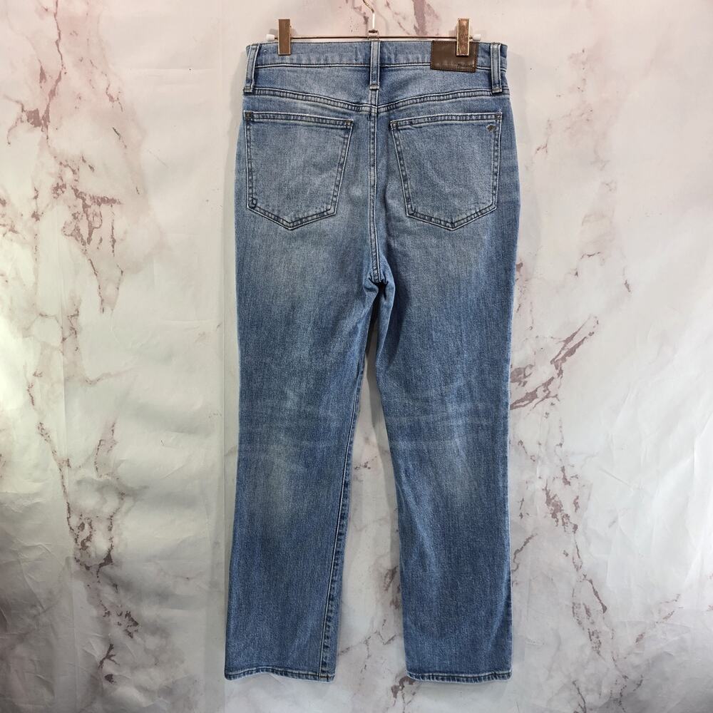 Madewell Jeans Womens 27 X 27 High Rise Slim Demi Boot Denis Wash Denim